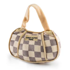 Haute Diggity Dog - Checker Chewy Vuiton Handbag Squeaker Dog Toy