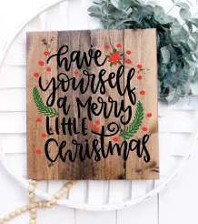 Have yourself a merry little Christmas