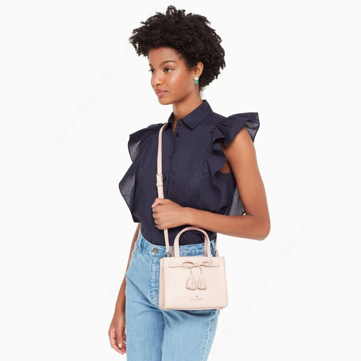 Hayes Street Small Warm Vellum Sam Satchel Bag