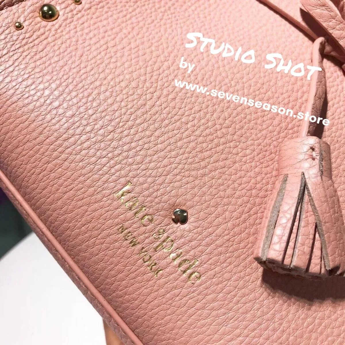 Hayes Street Studded Warm Vellum Sam Satchel Bag