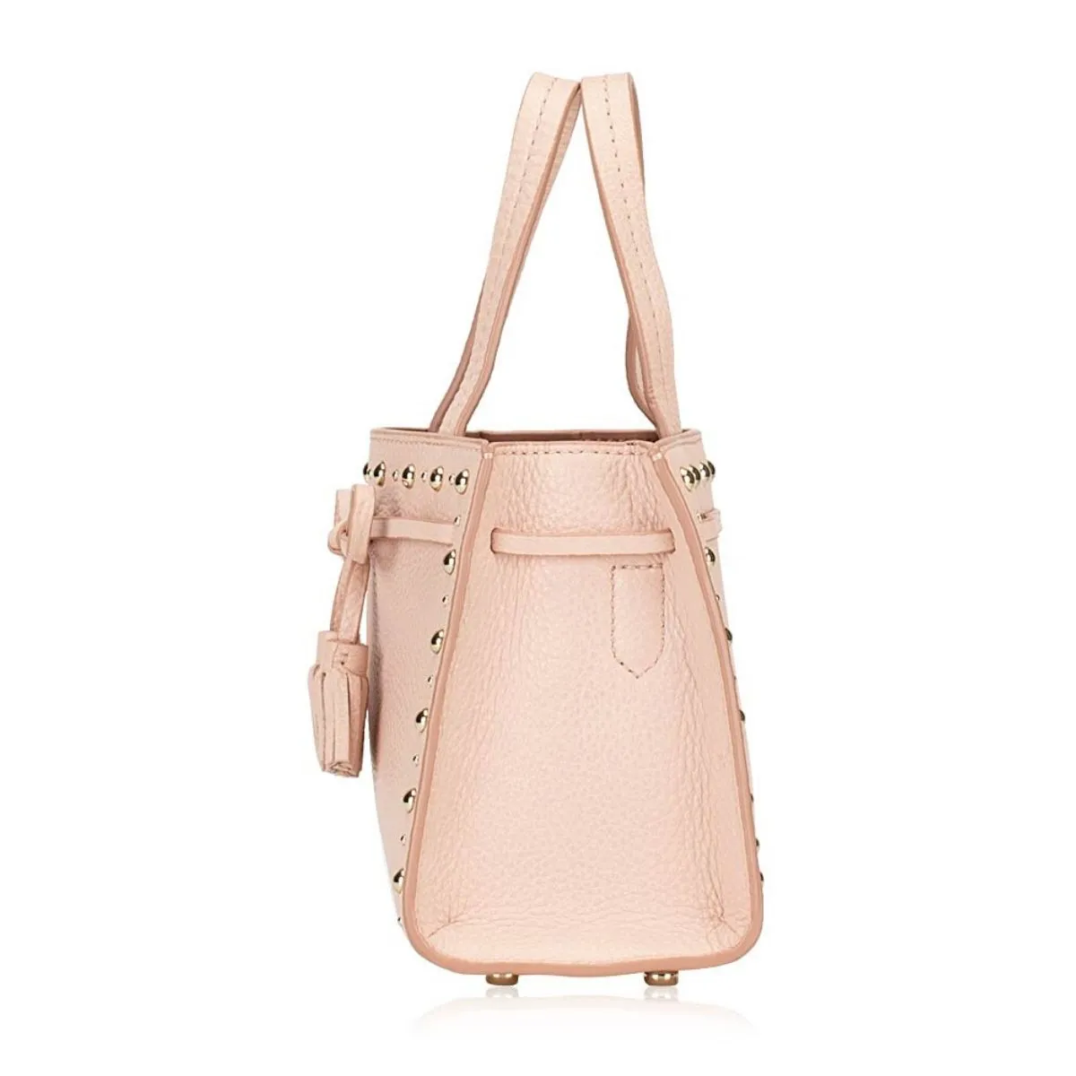 Hayes Street Studded Warm Vellum Sam Satchel Bag
