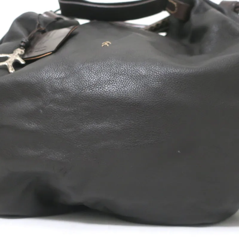 Henry Beguelin Hobo Dark Brown Leather Large Shoulder Bag