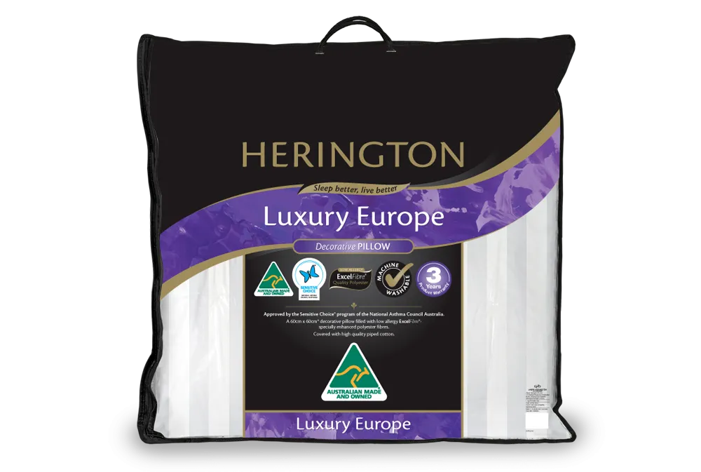 Herington Luxury Europe Dobby Stripe Pillow