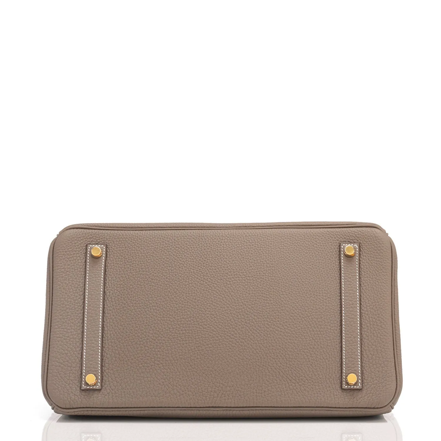 Hermes Etoupe Togo 35cm Birkin Bag Gold Hardware