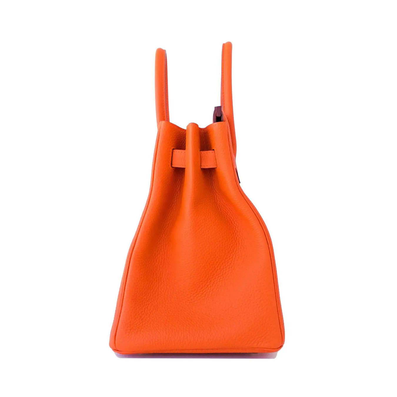 Hermes Orange 35cm Birkin Gold GHW Tote Bag X Stamp Iconic Summer!
