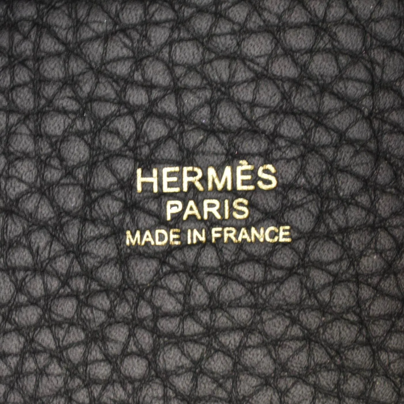 HERMES Picotin Lock 18 Taurillon Clemence Leather Hobo Bag Black