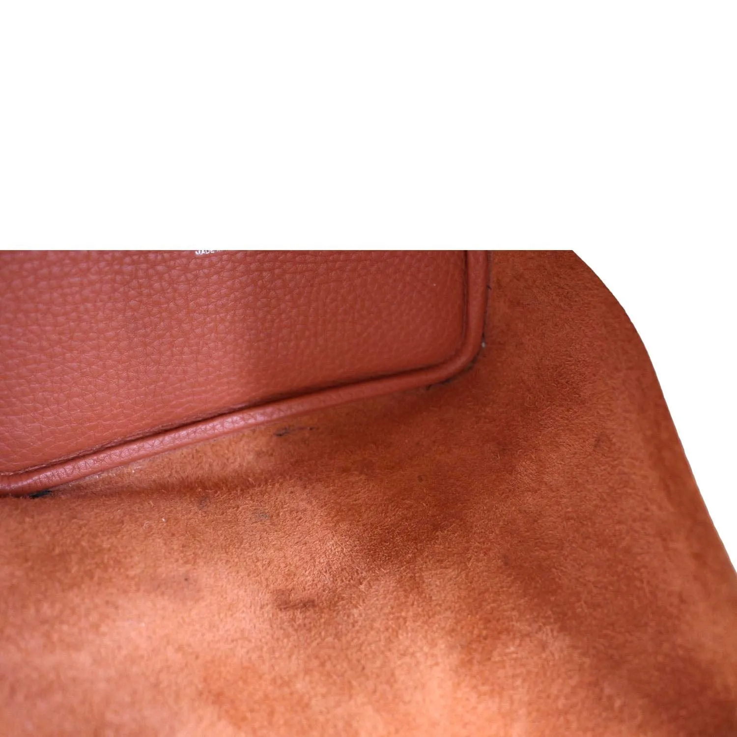 HERMES Picotin Lock 18 Taurillon Clemence Leather Hobo Bag Red