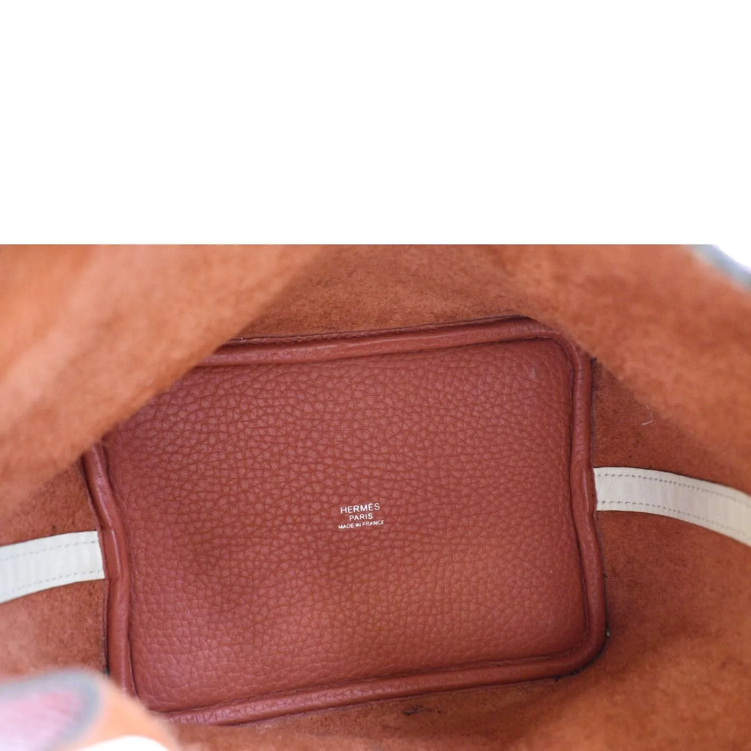 HERMES Picotin Lock 18 Taurillon Clemence Leather Hobo Bag Red