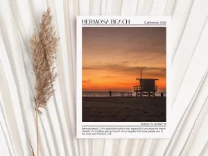 Hermosa Beach Wall Art Canvas, USA