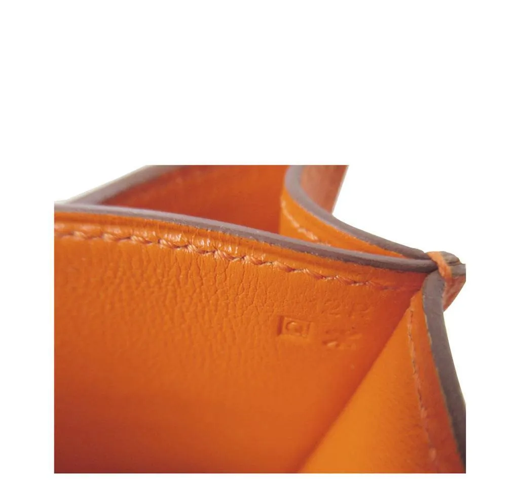 Hermès Constance Mini 18 Orange Swift Bag PHW