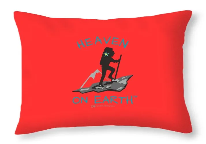 Hiker Heaven On Earth - Throw Pillow