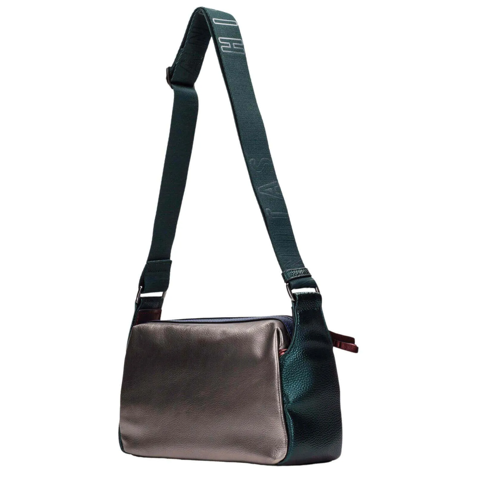 Hispanitas Dark Green Sporty Crossbody Bag