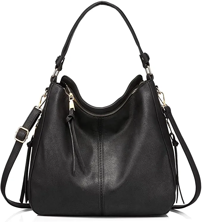 Hobo Leather Bags for Women【Brown/Black/Grey Color】