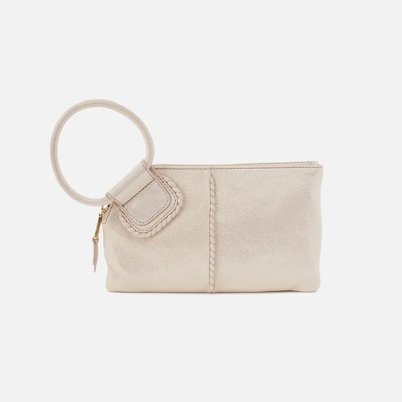 Hobo Sand Shimmer Sable Wristlet