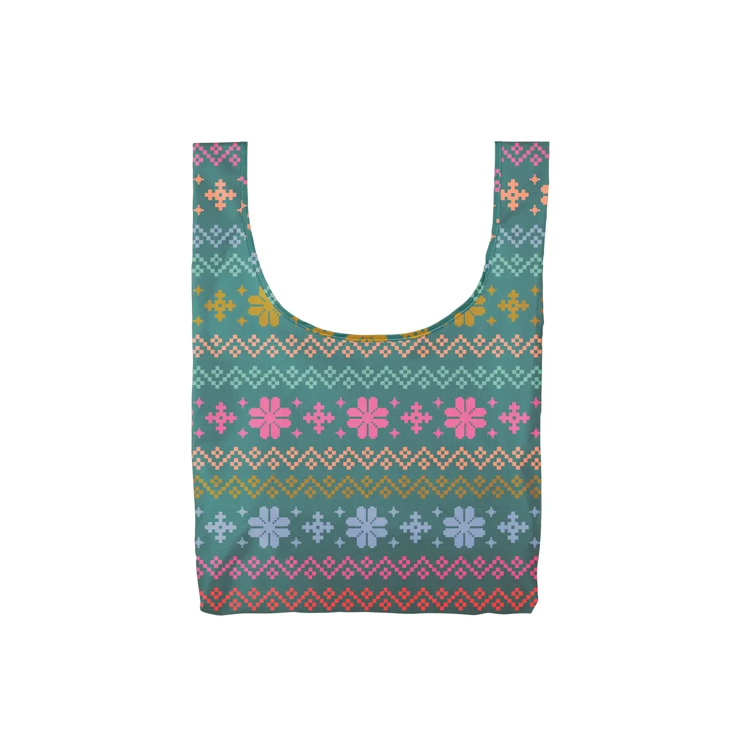 holiday twist and shouts reuseable tote bag