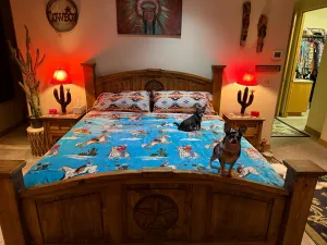 HUGE King Southwest LUXURY flannel BLANKET