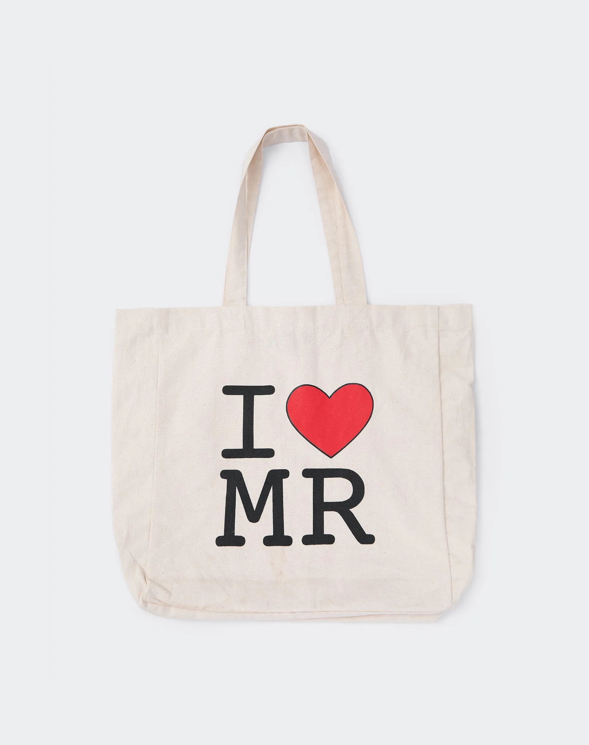 I Heart MR Tote Bag in Off White