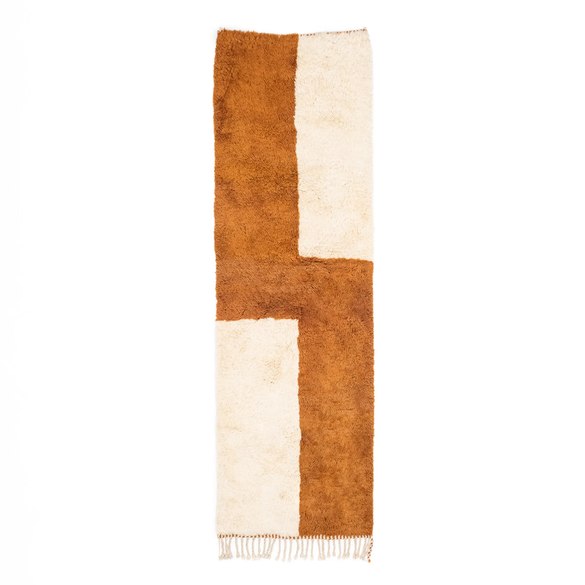 Ibtihaj - Luxury Shag Moroccan Runner Rug