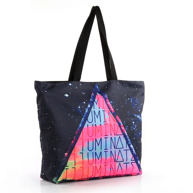 Illuminati Splash Tote