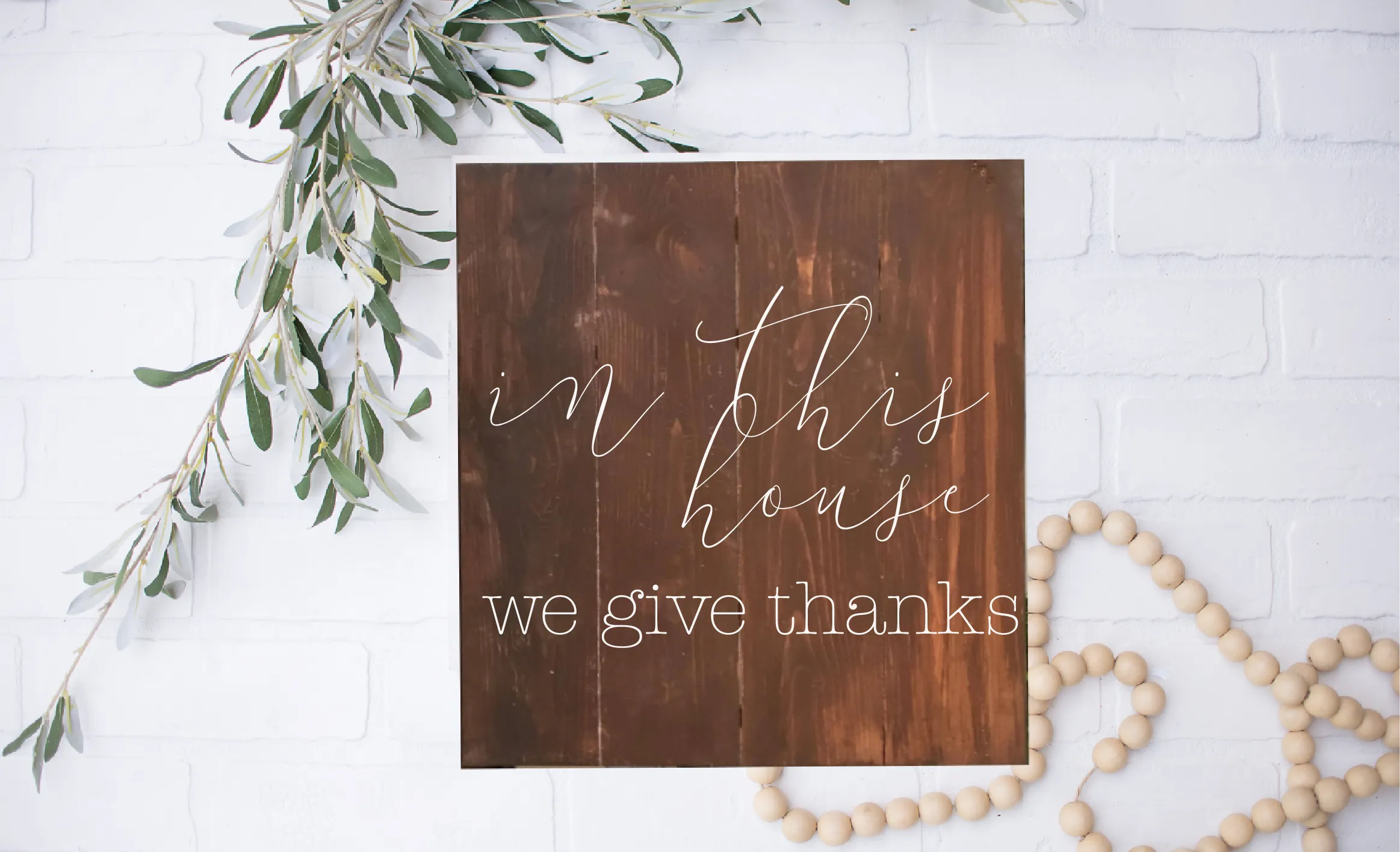 In This House We Give Thanks