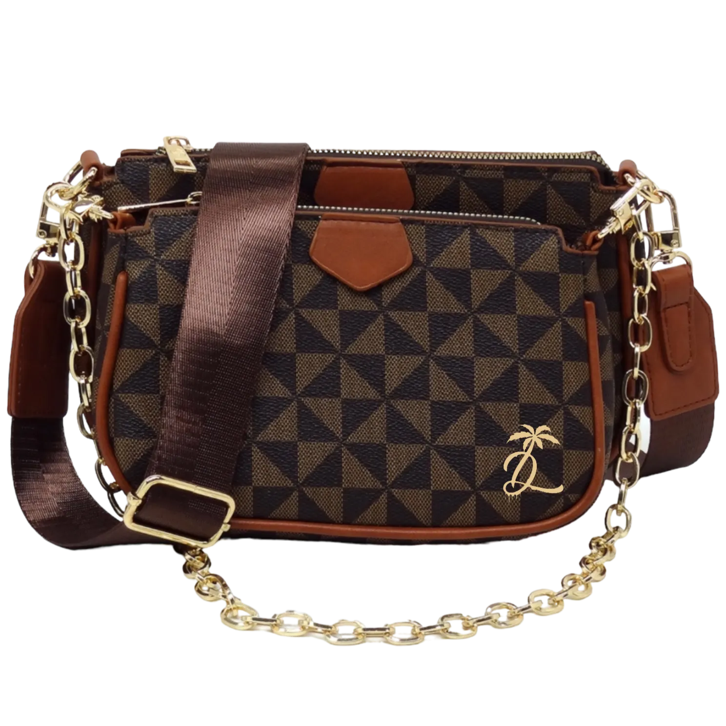Island Drip Manulua 2 in 1 Crossbody Chain Purse