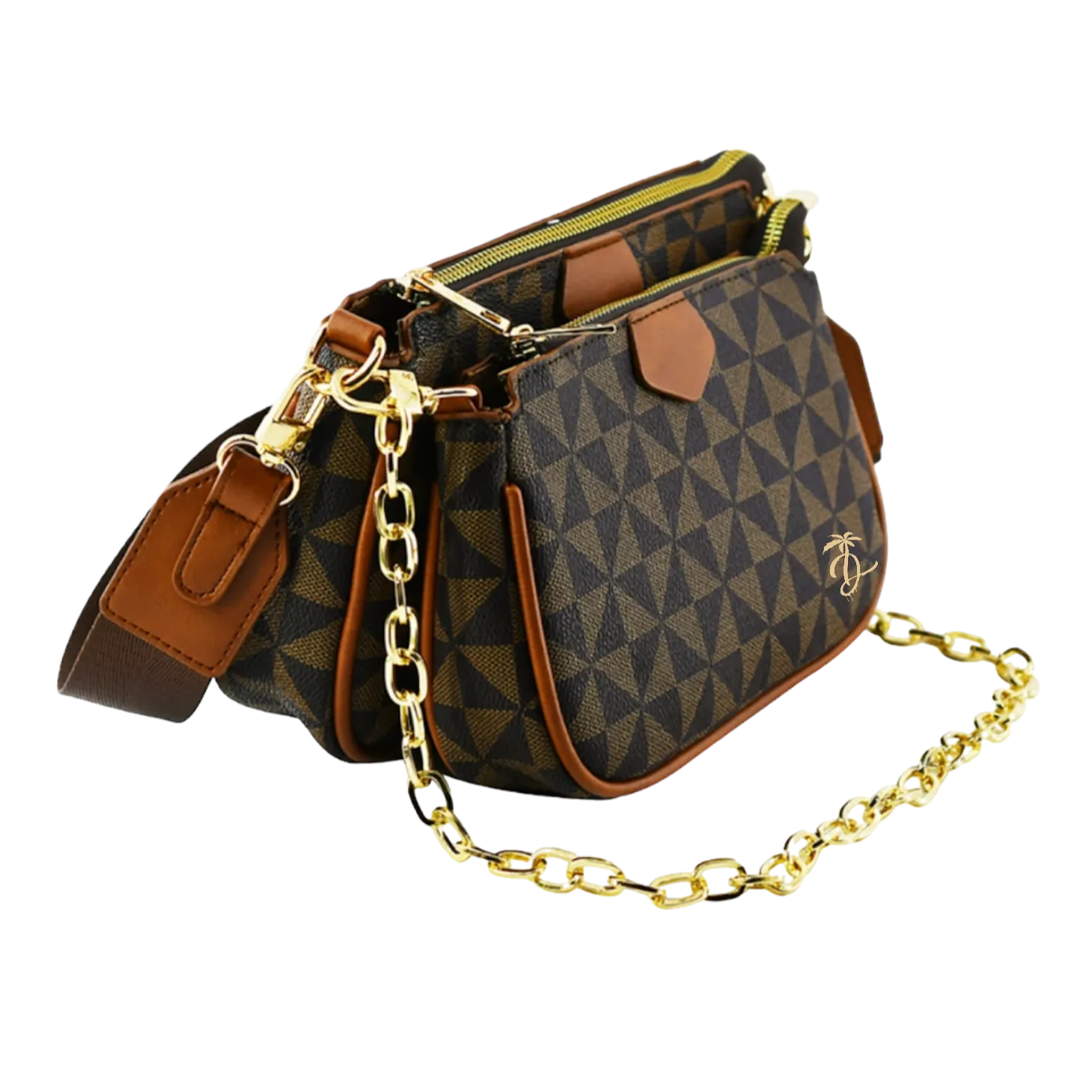 Island Drip Manulua 2 in 1 Crossbody Chain Purse