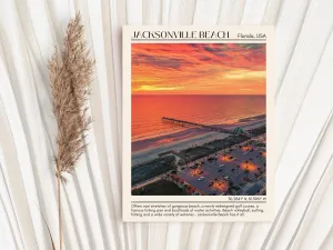 Jacksonville Beach Wall Canvas, Florida, USA
