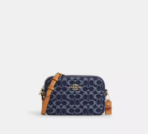 Jamie Camera Bag In Signature Denim