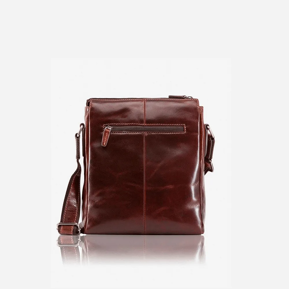 Jekyll & Hide Crossbody Organiser Bag Tobacco