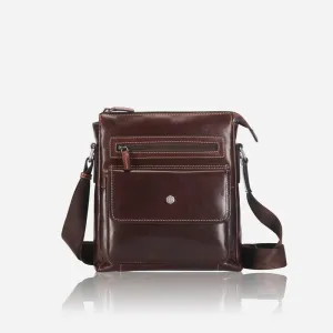 Jekyll & Hide Crossbody Organiser Bag Tobacco