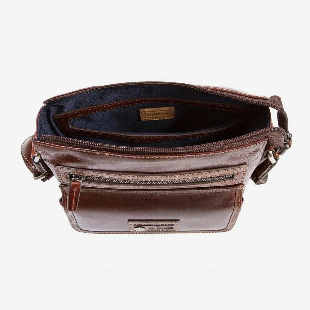 Jekyll & Hide Crossbody Organiser Bag Tobacco