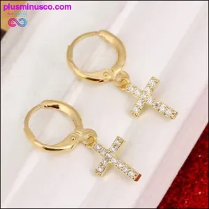 Jesus Stone Earrings Jewelry Crucifix Christian Ornaments