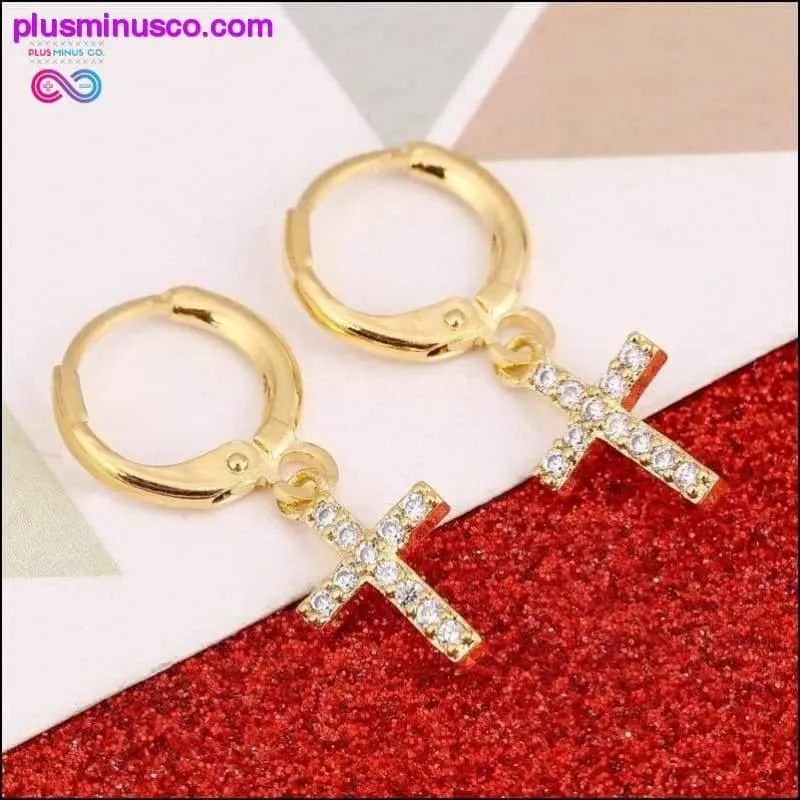 Jesus Stone Earrings Jewelry Crucifix Christian Ornaments