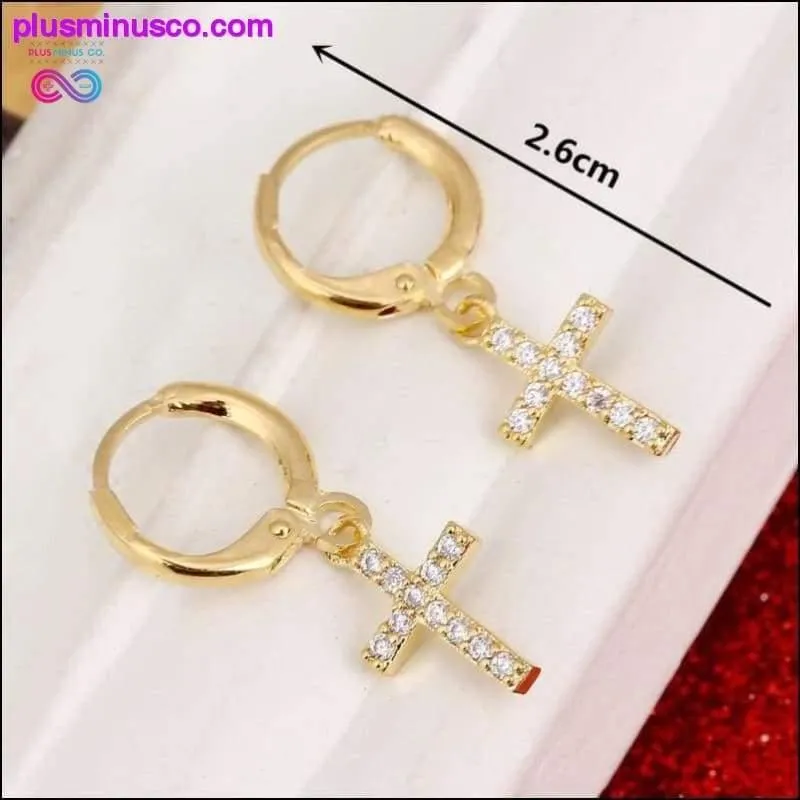 Jesus Stone Earrings Jewelry Crucifix Christian Ornaments