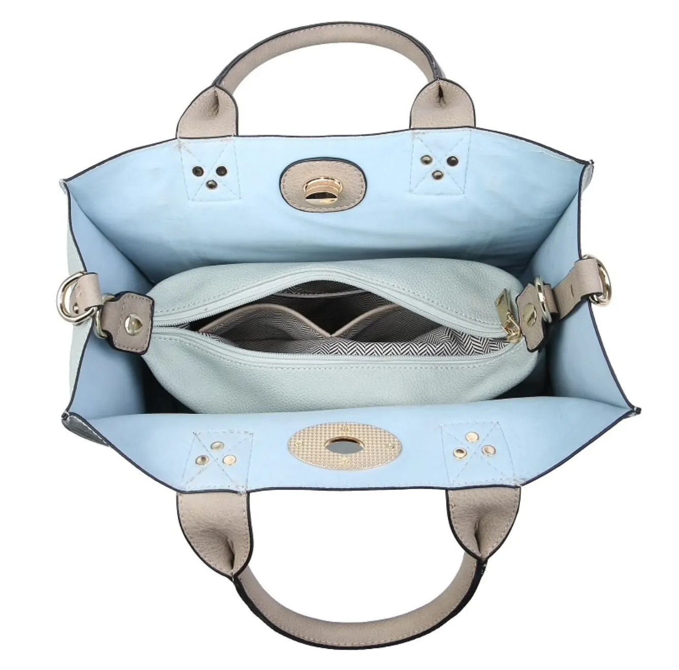 Jill 2 in 1 Conceal Carry Satchel - Linen