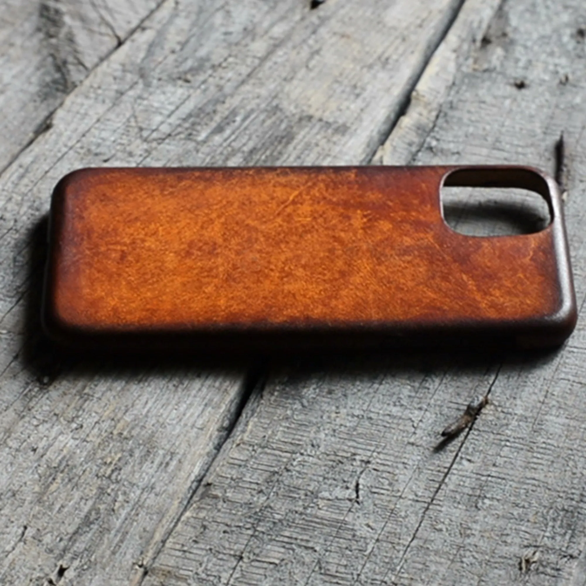 JJNUSA  Best Sale Genuine Leather Distressed for Iphone 11  Full Leather Case   Free Shipping