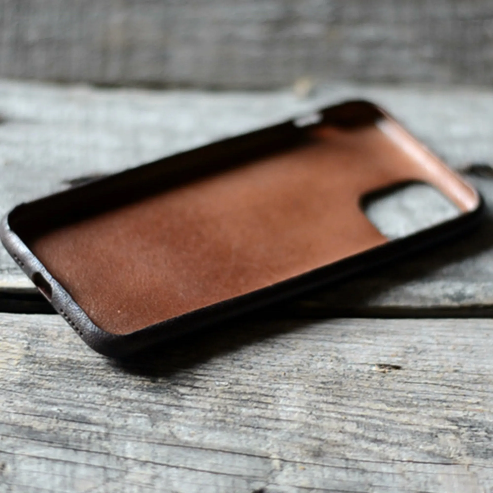 JJNUSA  Best Sale Genuine Leather Distressed for Iphone 11  Full Leather Case   Free Shipping