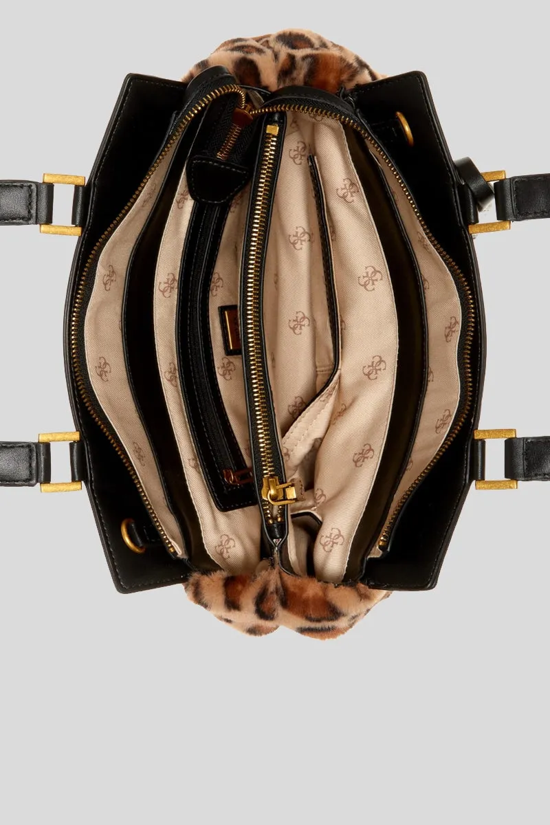 Katey Luxe Luxury Satchel - Leopard