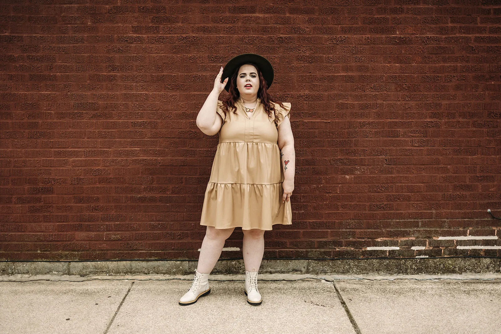 kaya dress in sand