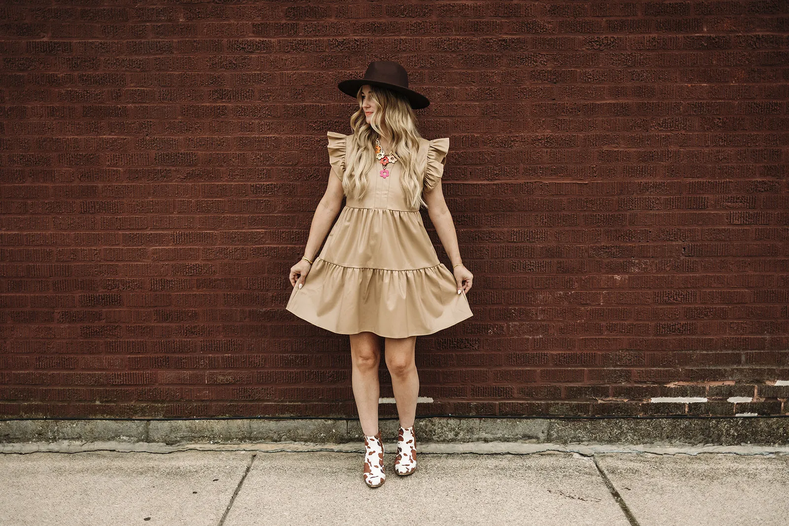 kaya dress in sand