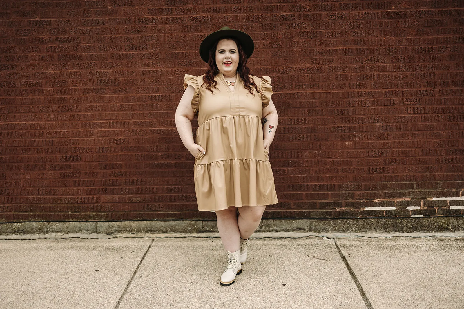 kaya dress in sand