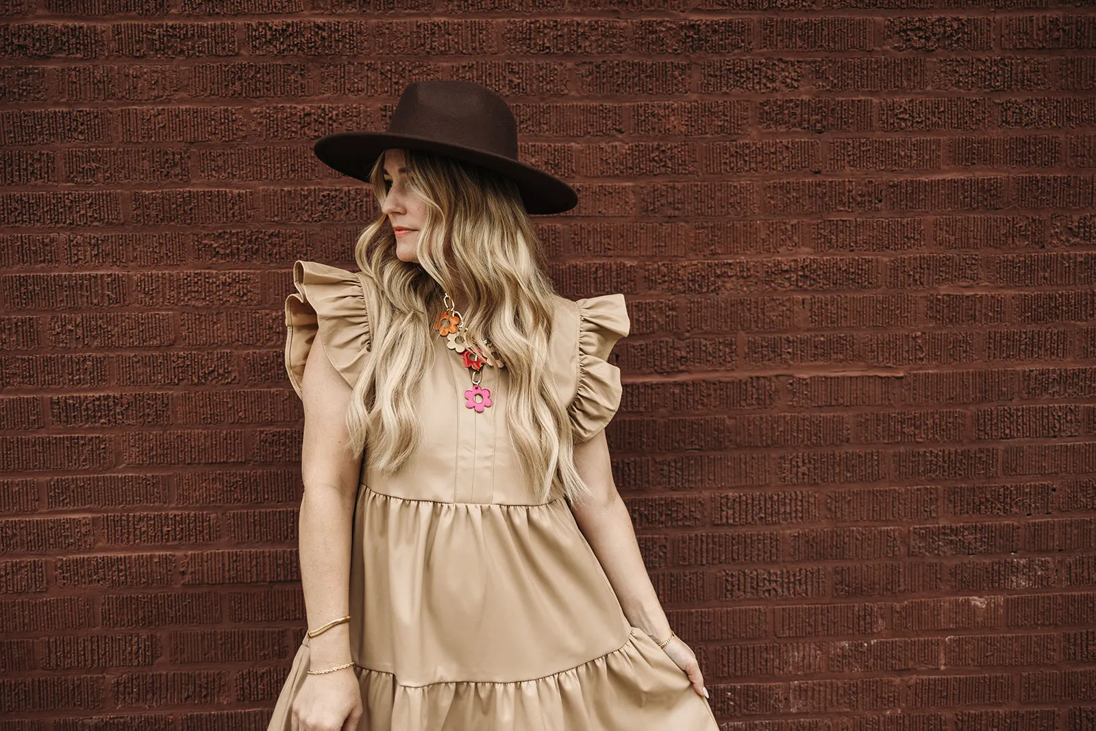 kaya dress in sand