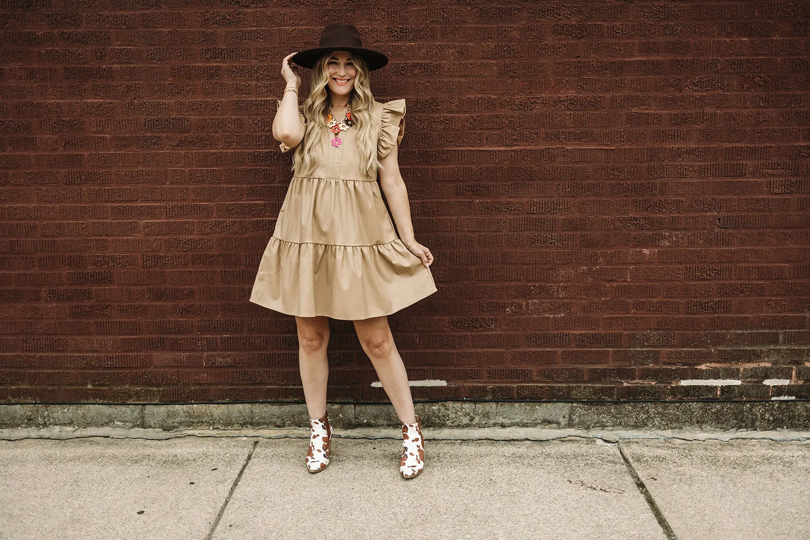 kaya dress in sand
