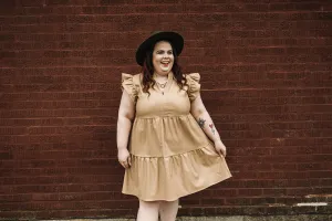 kaya dress in sand