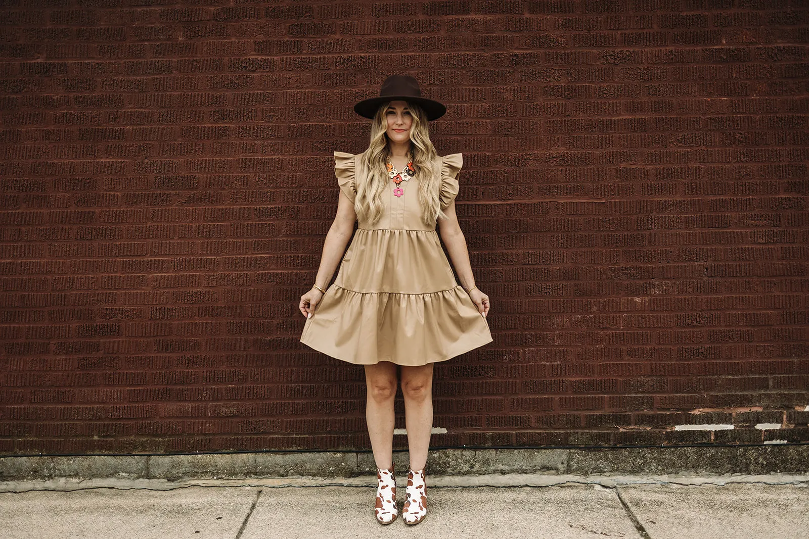 kaya dress in sand