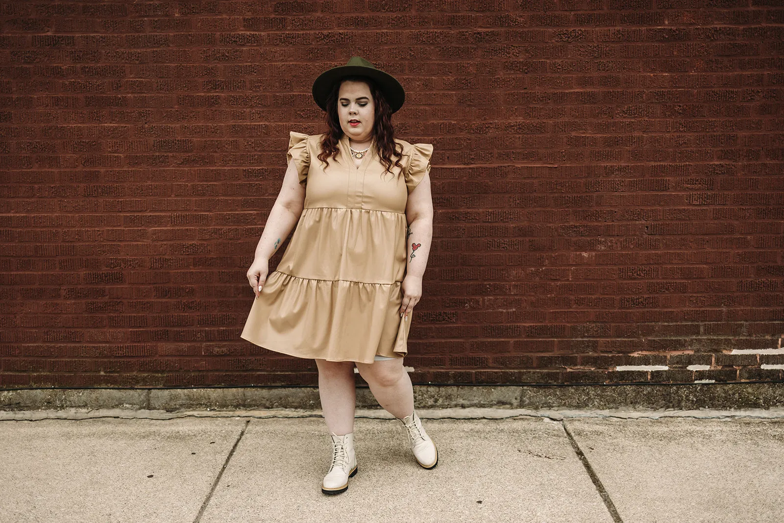 kaya dress in sand