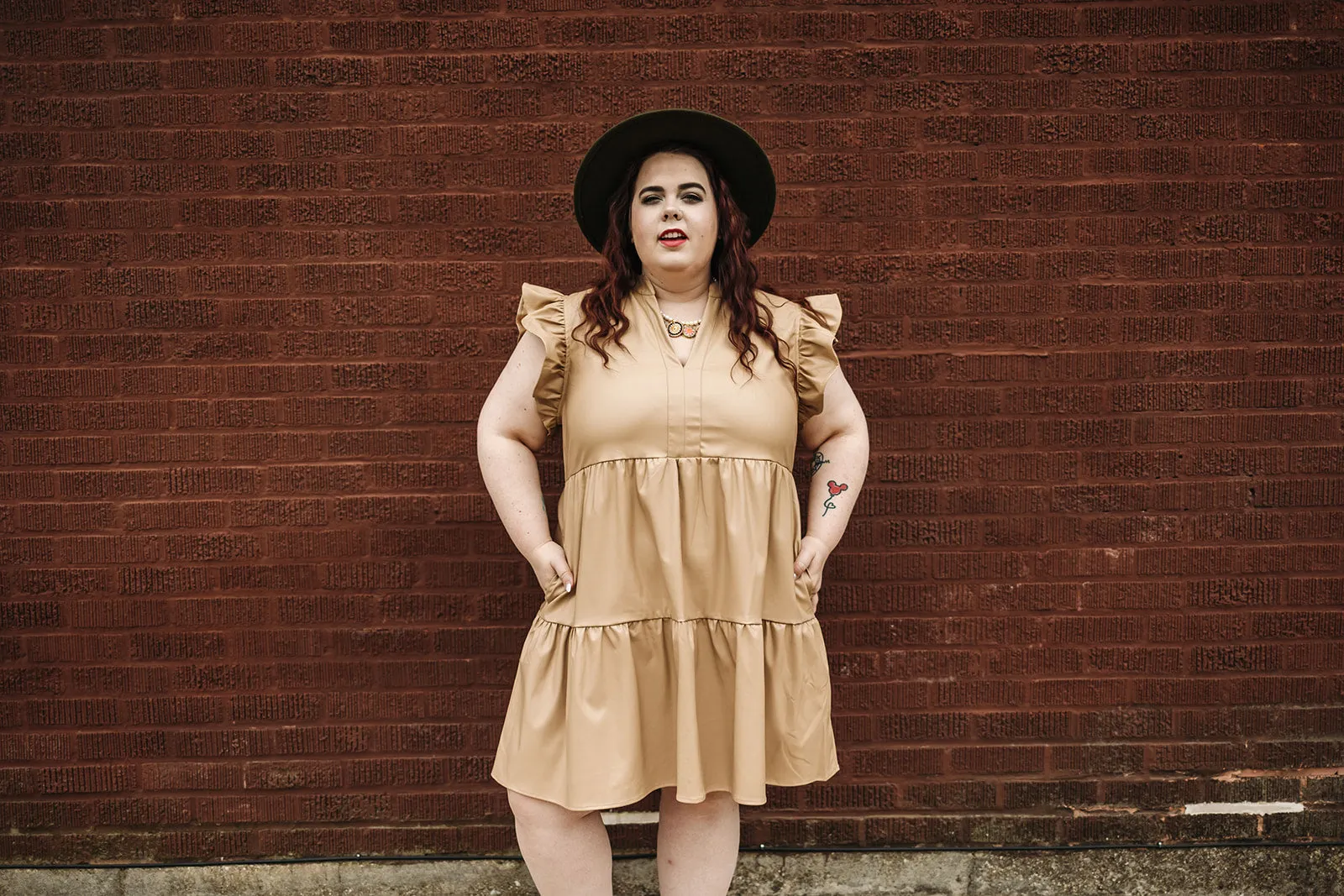 kaya dress in sand