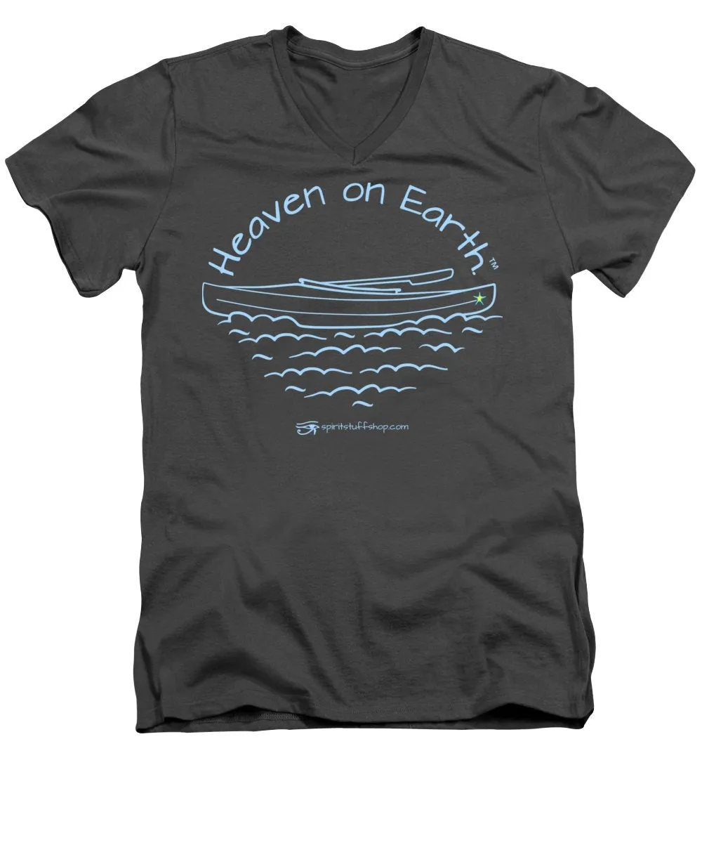 Kayak Heaven On Earth - Men's V-Neck T-Shirt