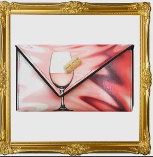 Kent Stetson Rose’ Wine Handbag