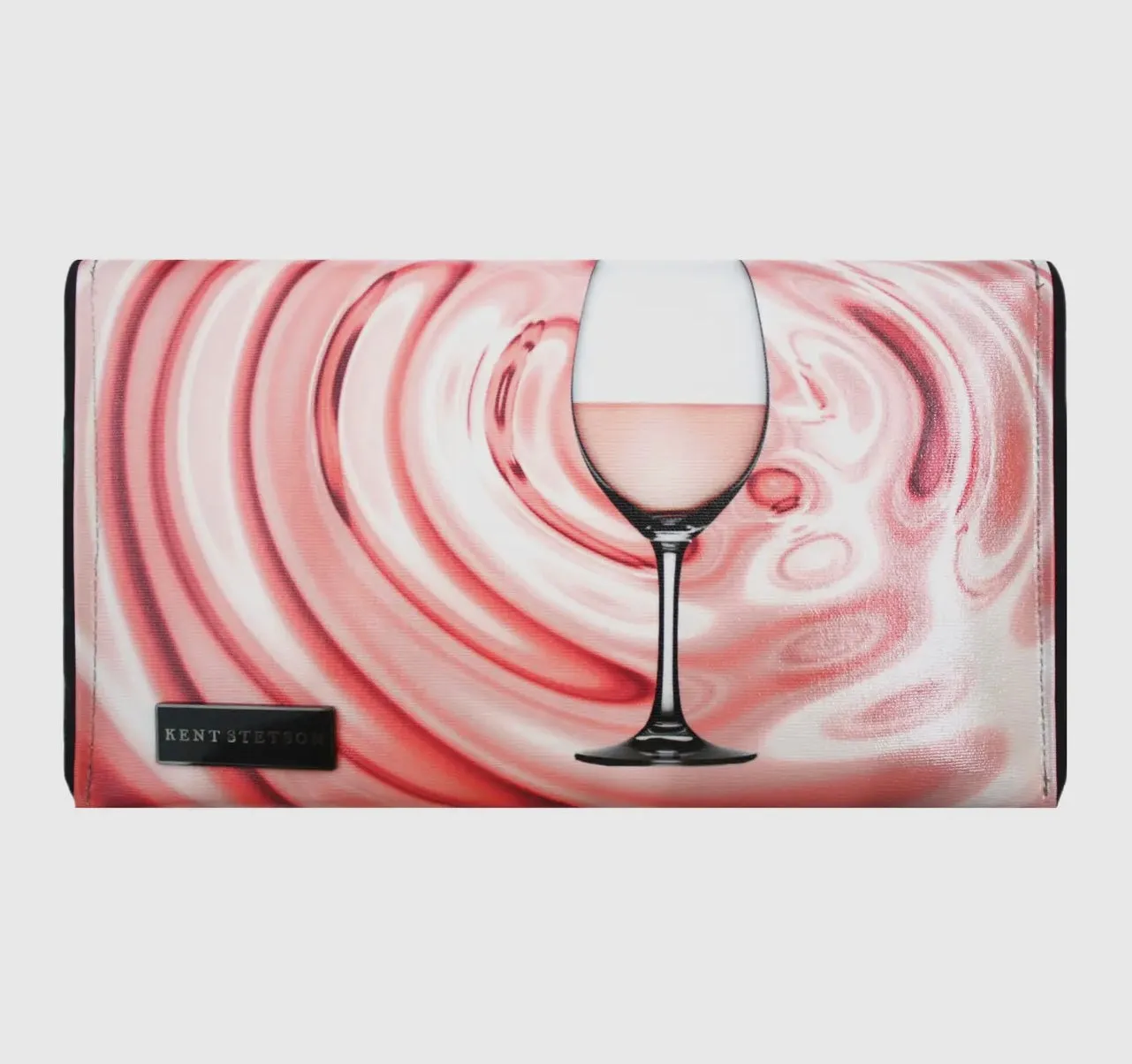 Kent Stetson Rose’ Wine Handbag